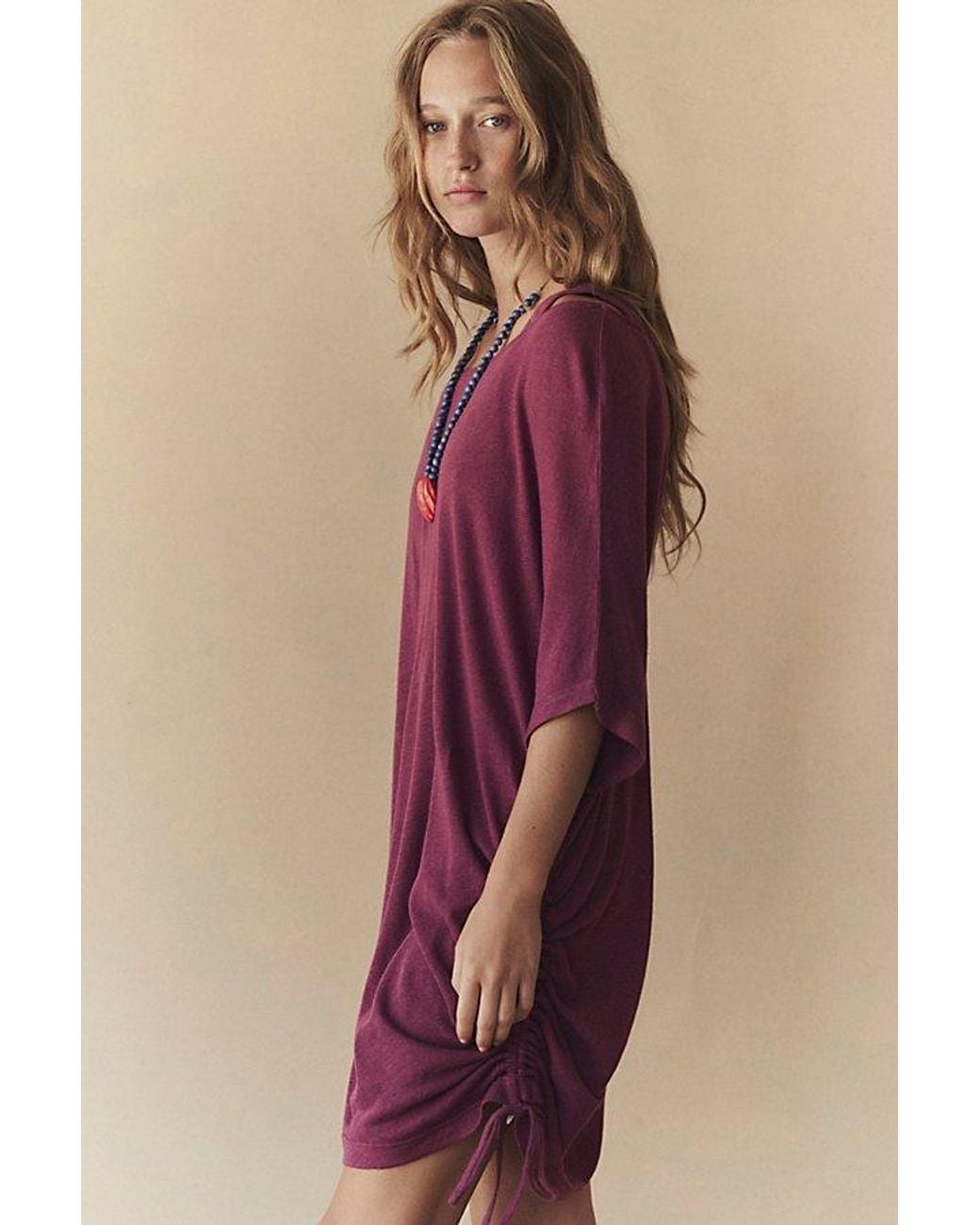 Free People Purple Keala Mini Dress Set