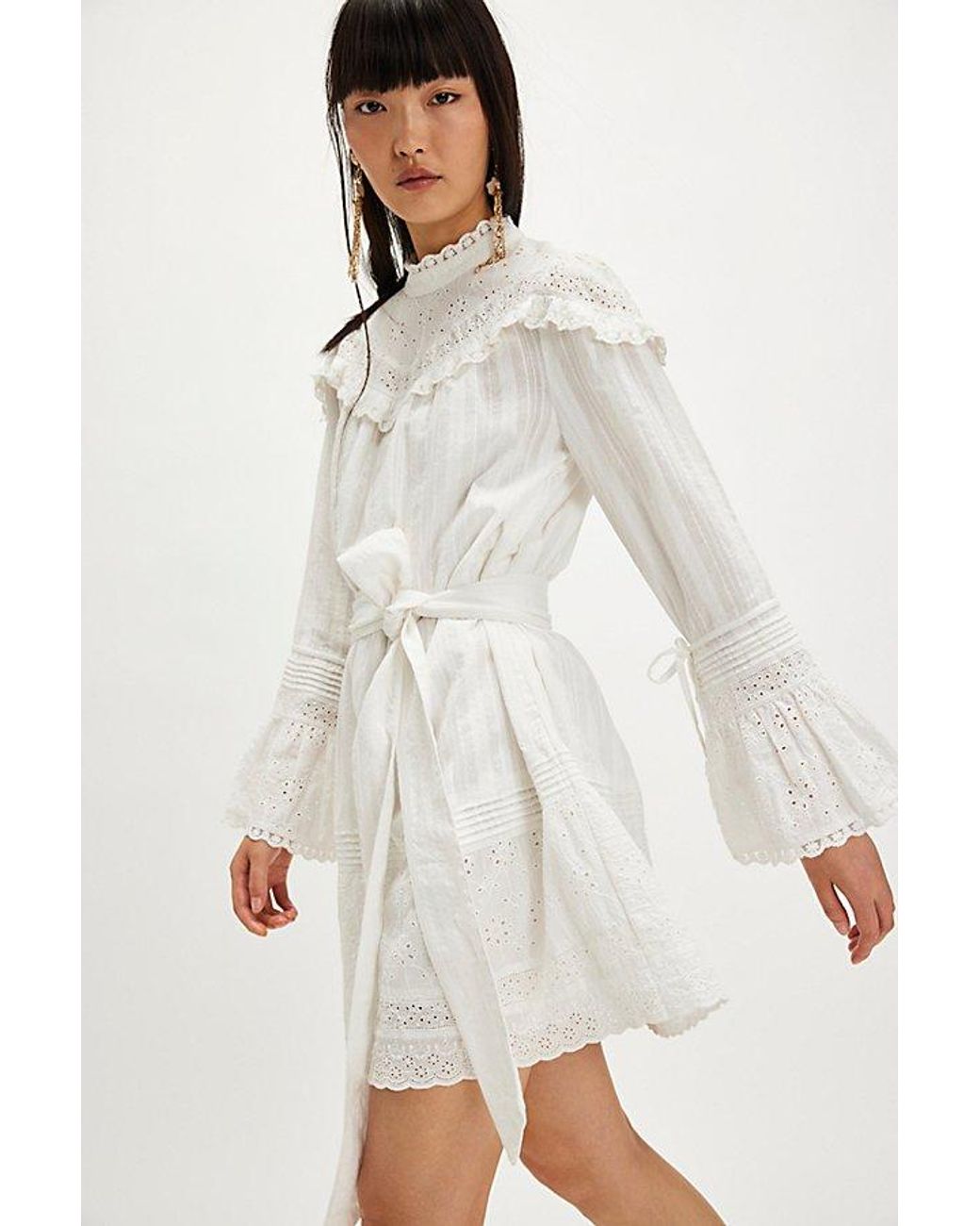 open lace back dress JANE dress Garden Party – Lesley Evers main image 1