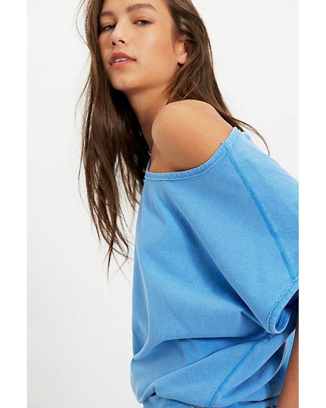 Free People Blue Peggy Tee