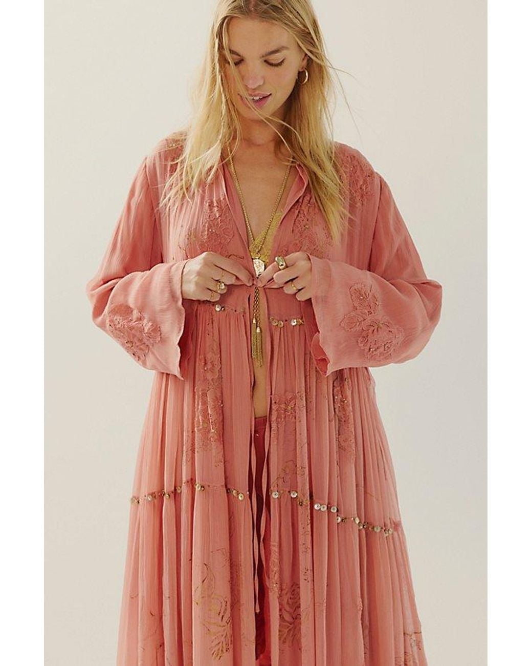 Nigel Preston Red Crete Coat Top