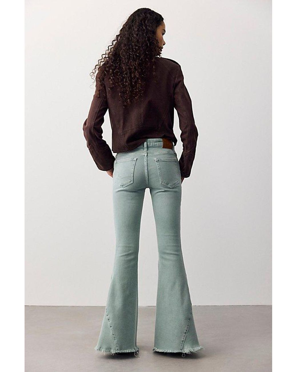 Free People Multicolor We The Free Emre Low-Rise Flare Jeans