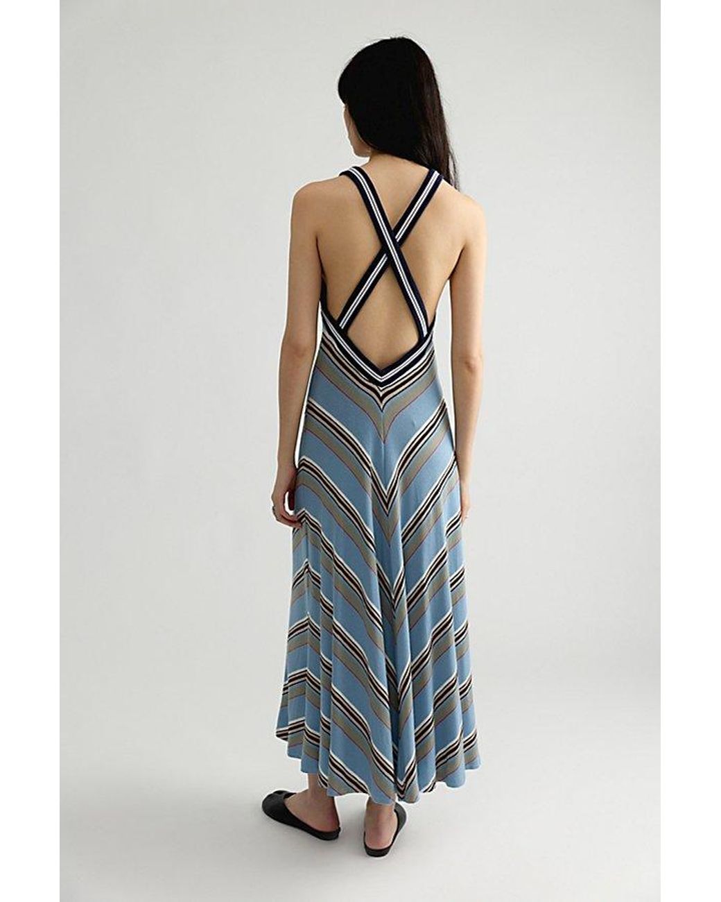 Free People Blue Hallway Haze Maxi Dress
