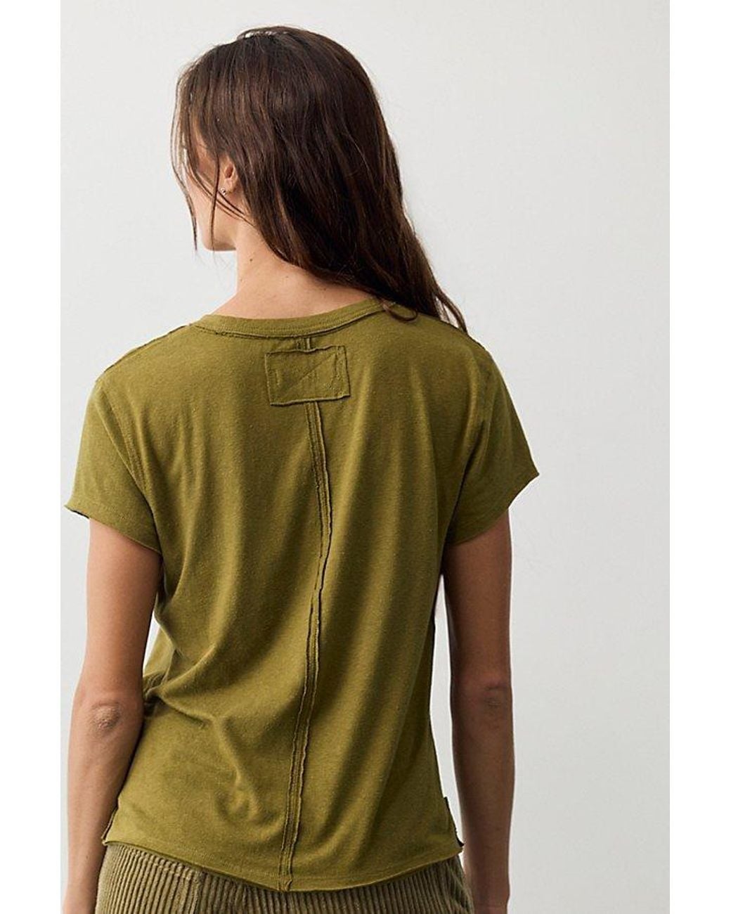 Free People Green Nova Tee