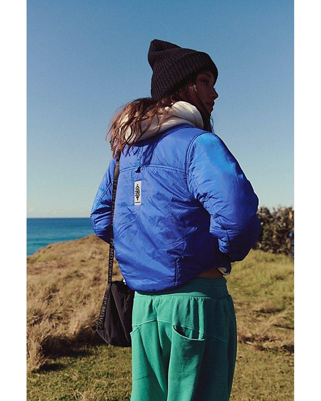 Fp Movement Blue Keep Your Cool Liner Jacket