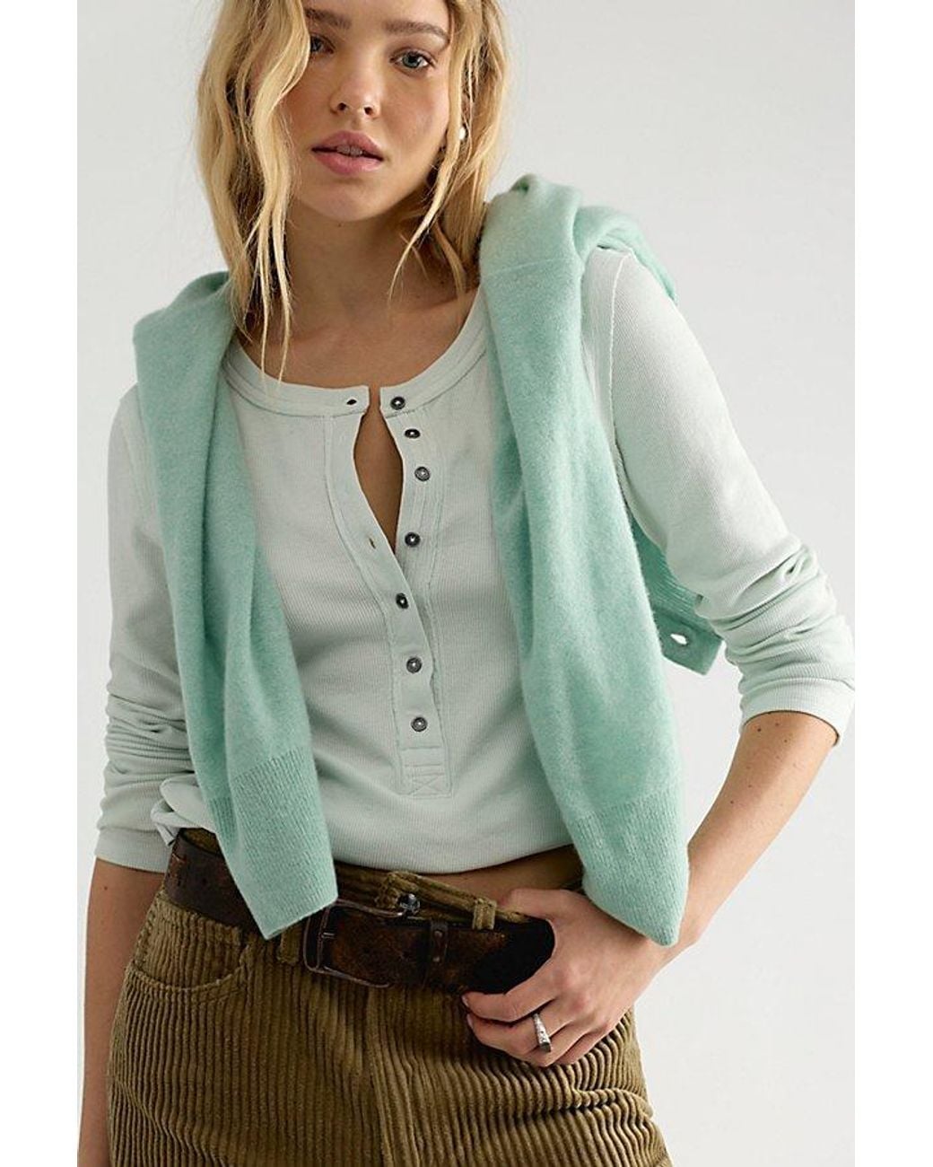 Free People Green Jamie Henley