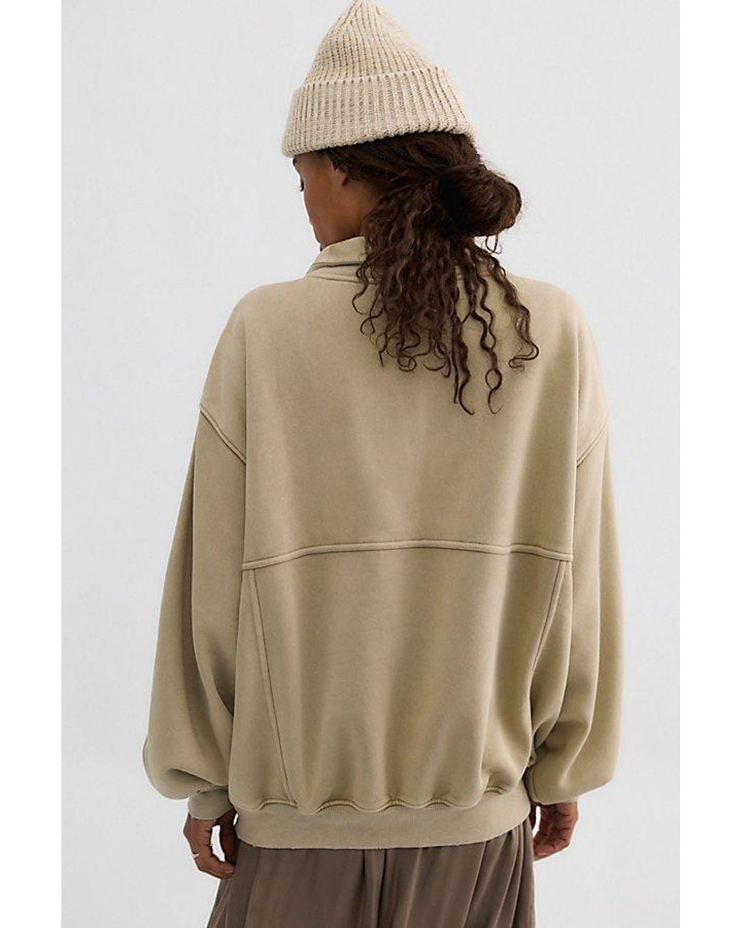 Free People Natural Banks Half-Zip Pullover