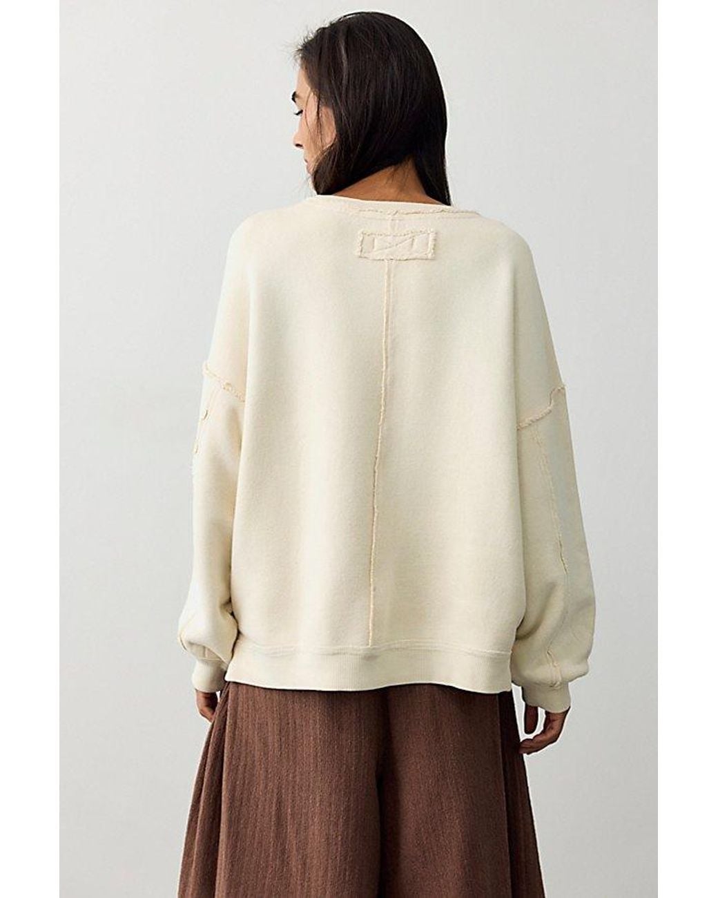 Free People Multicolor Faded Memory Long Sleeve Pullover