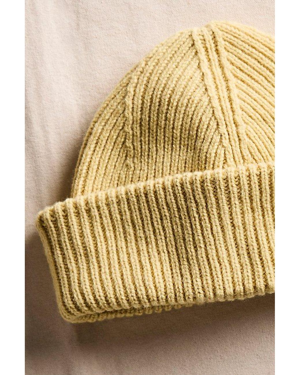 CLÒIMH Metallic Chunky Soft Wool Beanie Hat