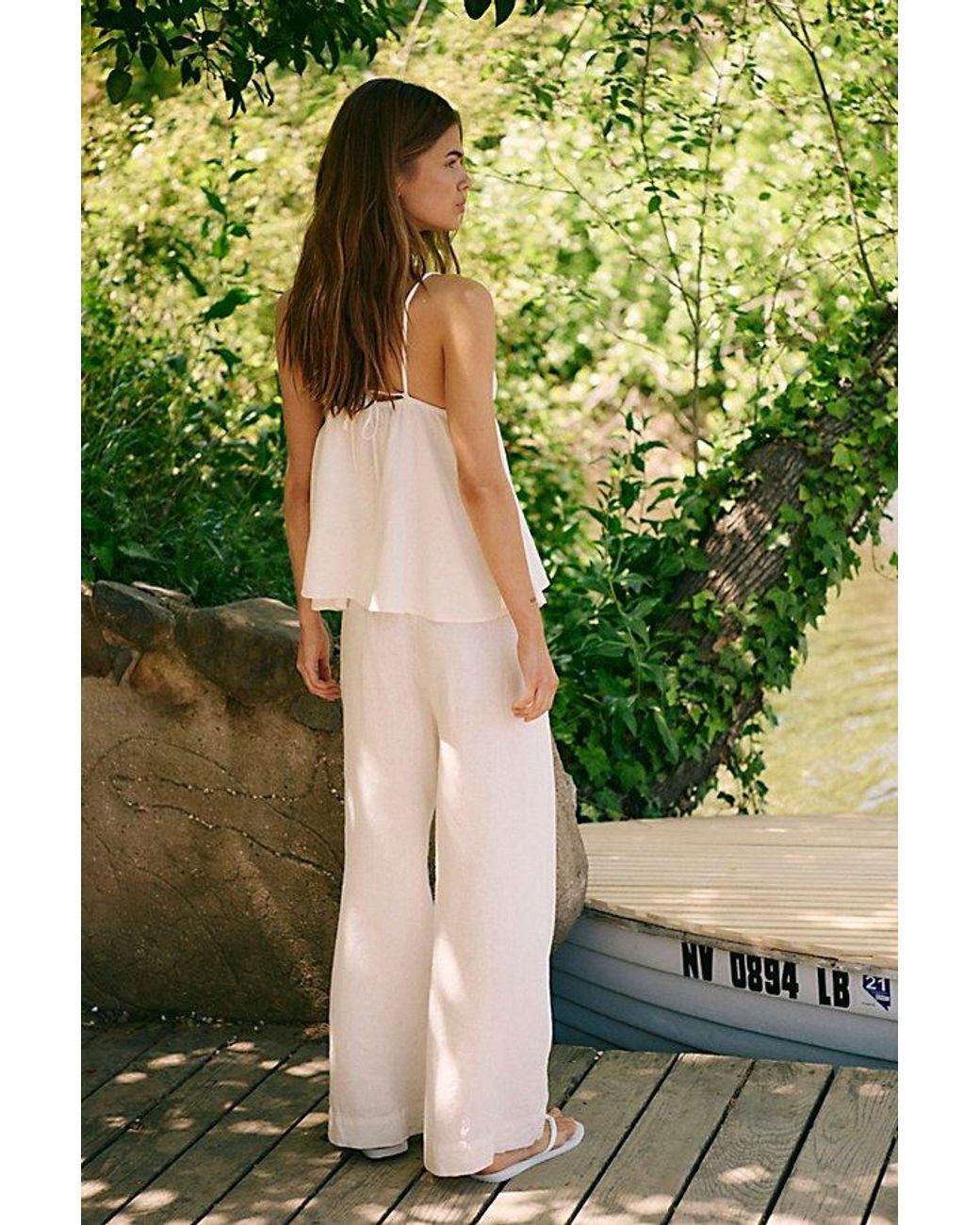 Free People Green Carmen Set By
