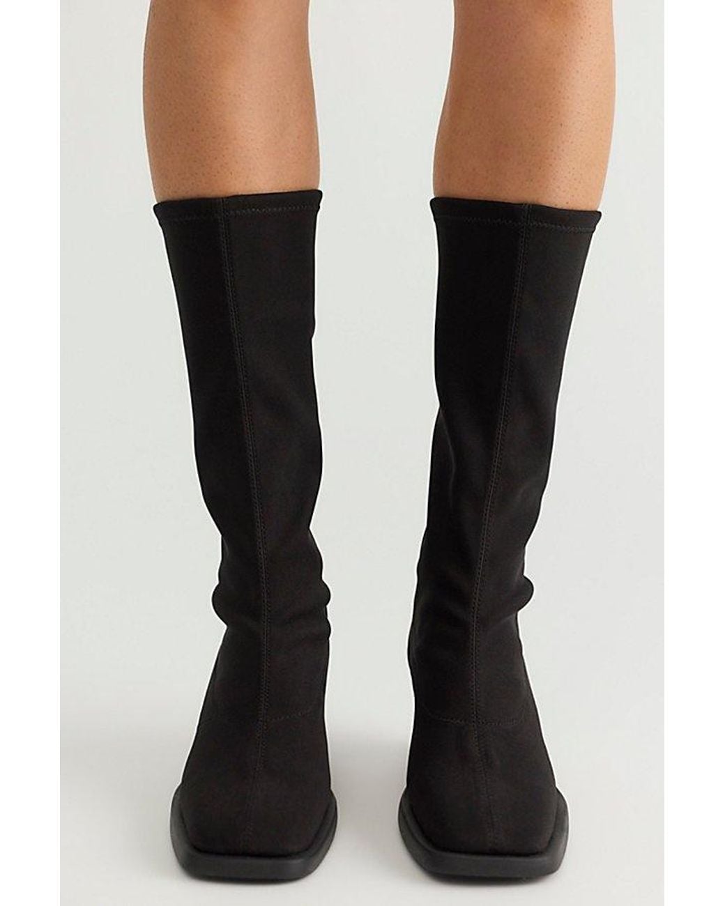 Camper Black Louise Wedge Street Boots