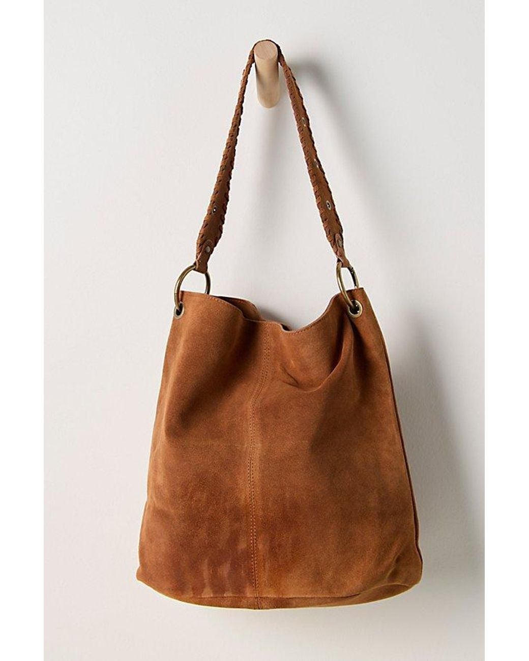 Free People Brown Fort Bucket Bag