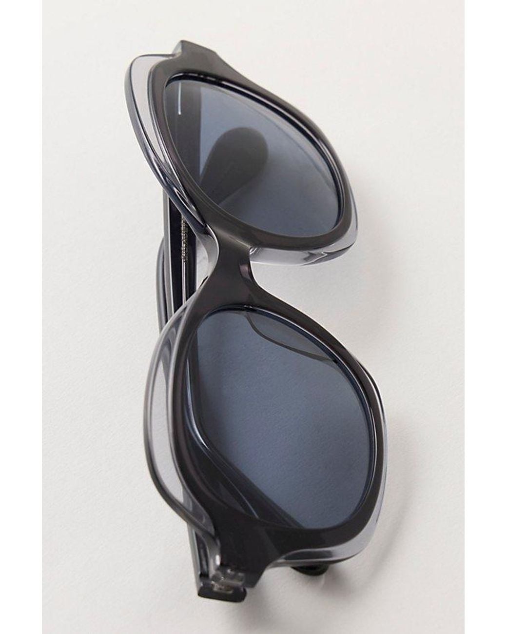 Free People Blue See The Light Polarized Sunglasses