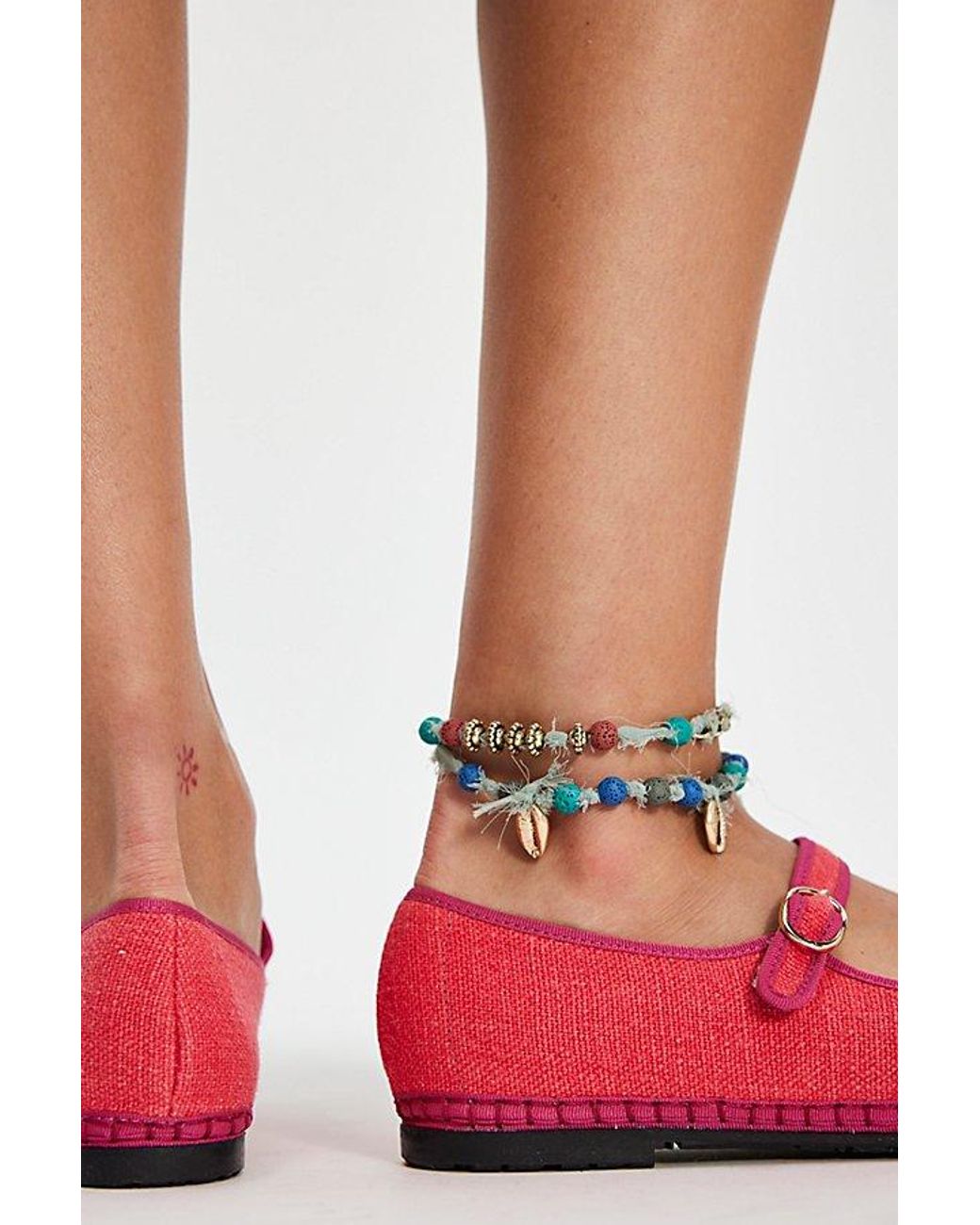 Flabelus Blue Happy Place Mary Janes By