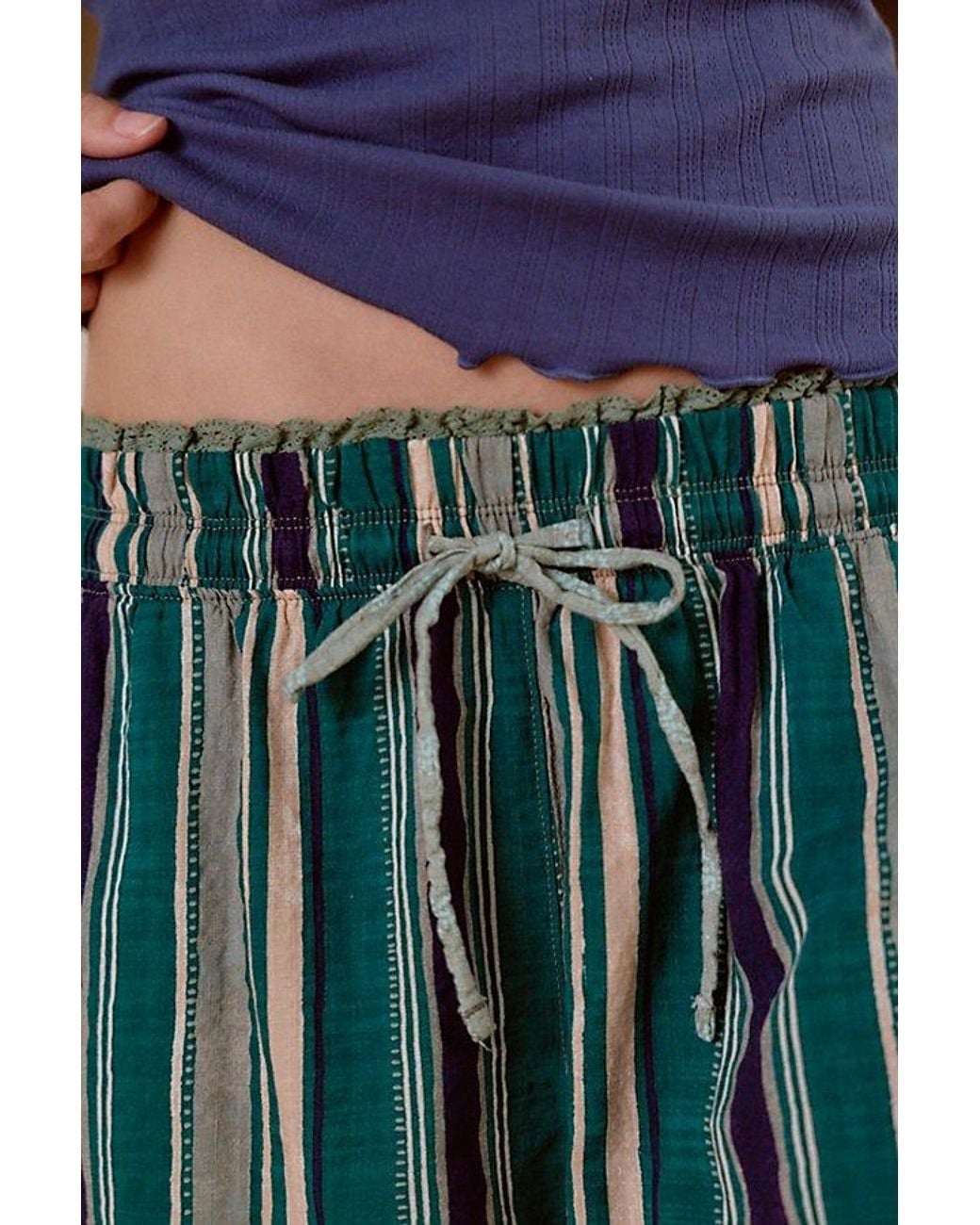 Intimately By Free People Blue On Repeat Lounge Shorts By