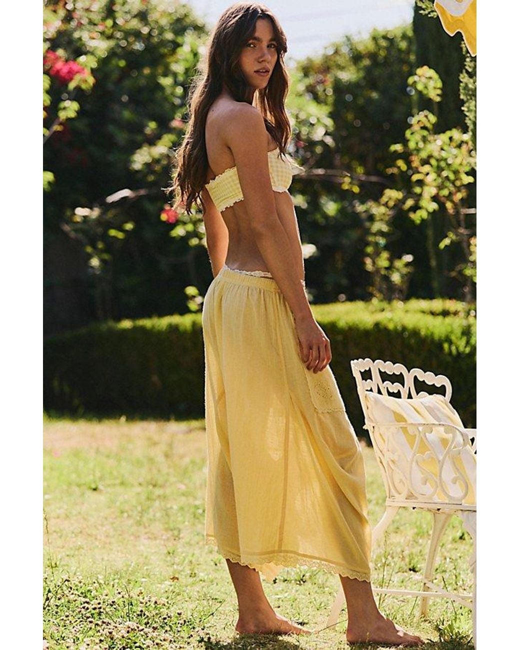 Intimately By Free People Natural Good Intentions Lounge Pants By