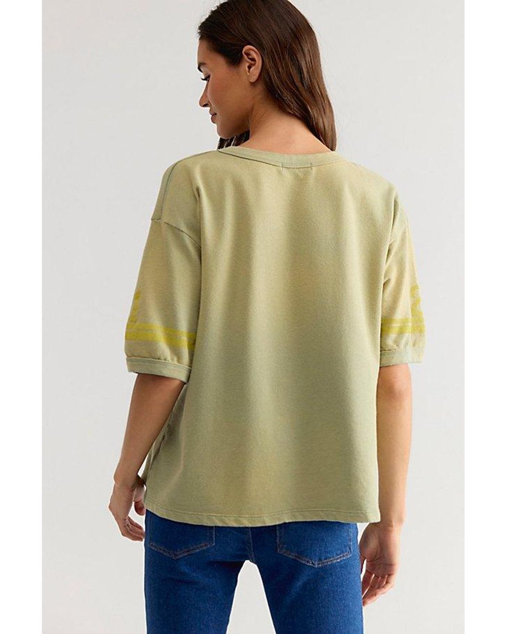 Ragabond Green Lost And Found Ringer Tee