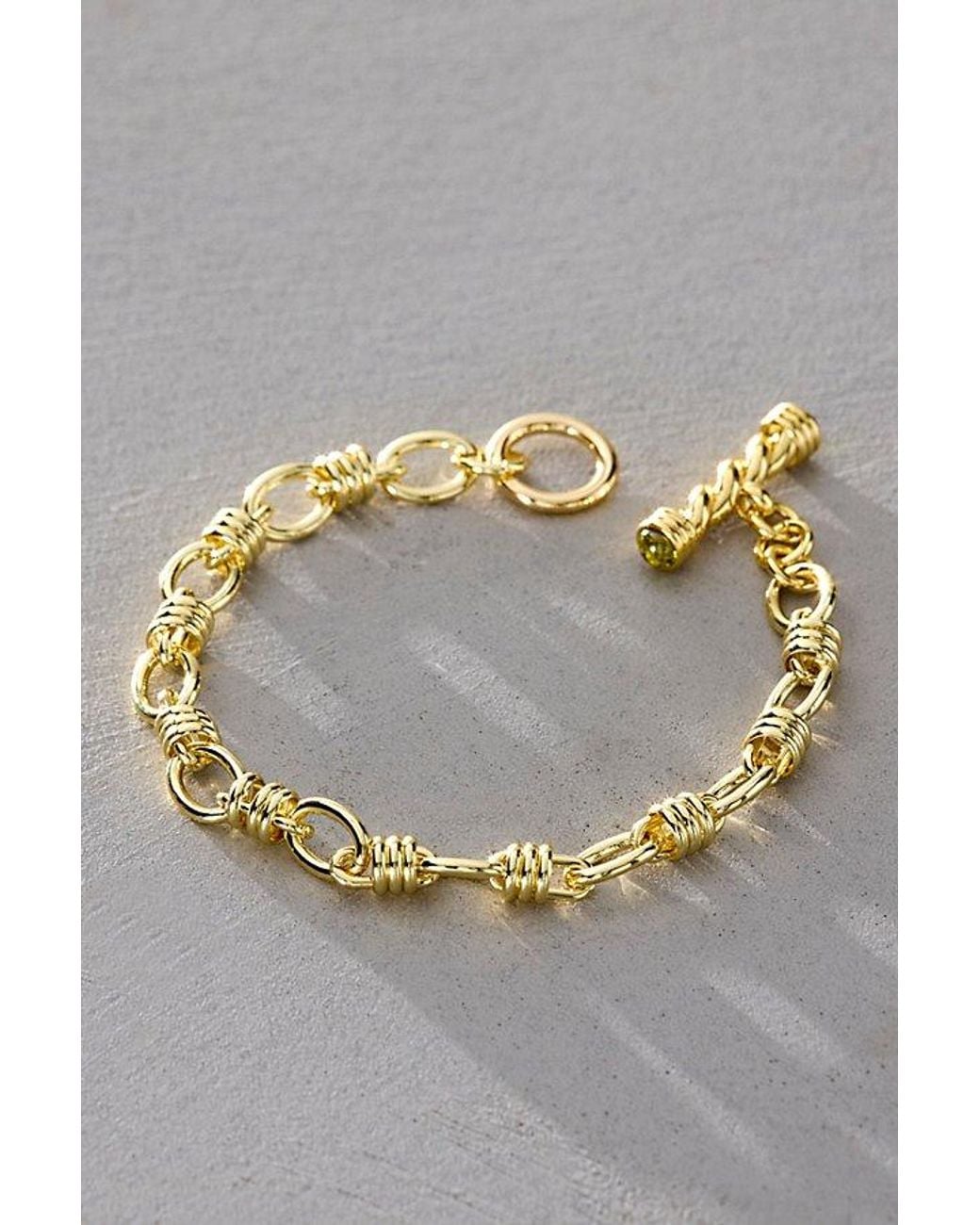 Daisy London Metallic X Free People Alice T-Bar Bracelet