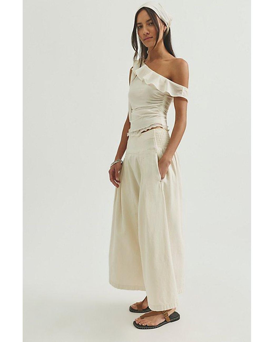 Free People Natural We The Free Valencia Harem Jean