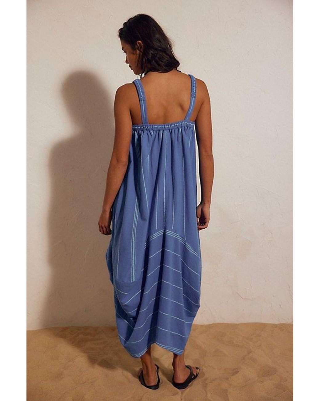 free-est Blue Wilder Midi Dress By