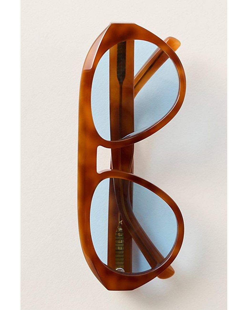 Elisa Johnson Multicolor Val Aviator Sunglasses