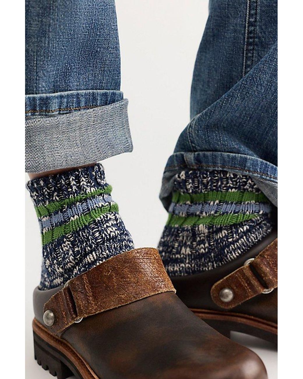 Thunders Love Blue Athletic Socks