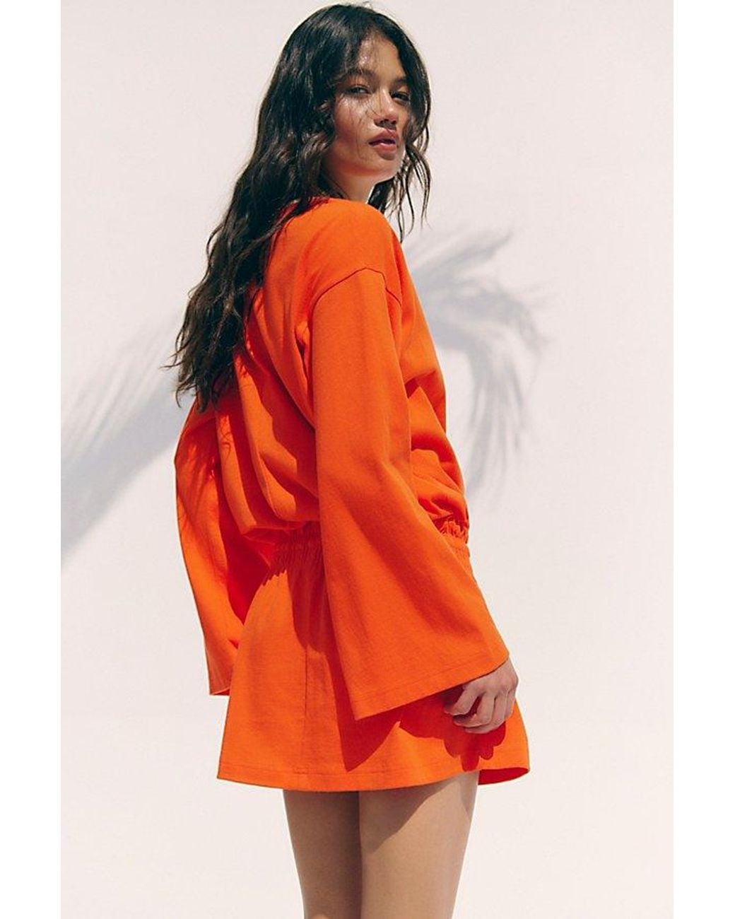 free-est Orange Willa Mini Dress By
