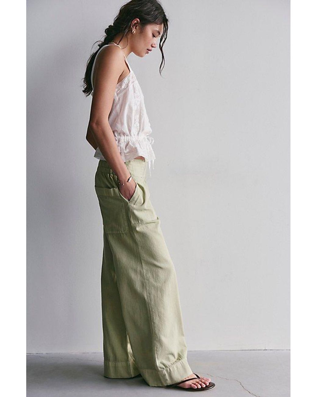 Free People Multicolor We The Free Breezy Denim Pull-On Jeans