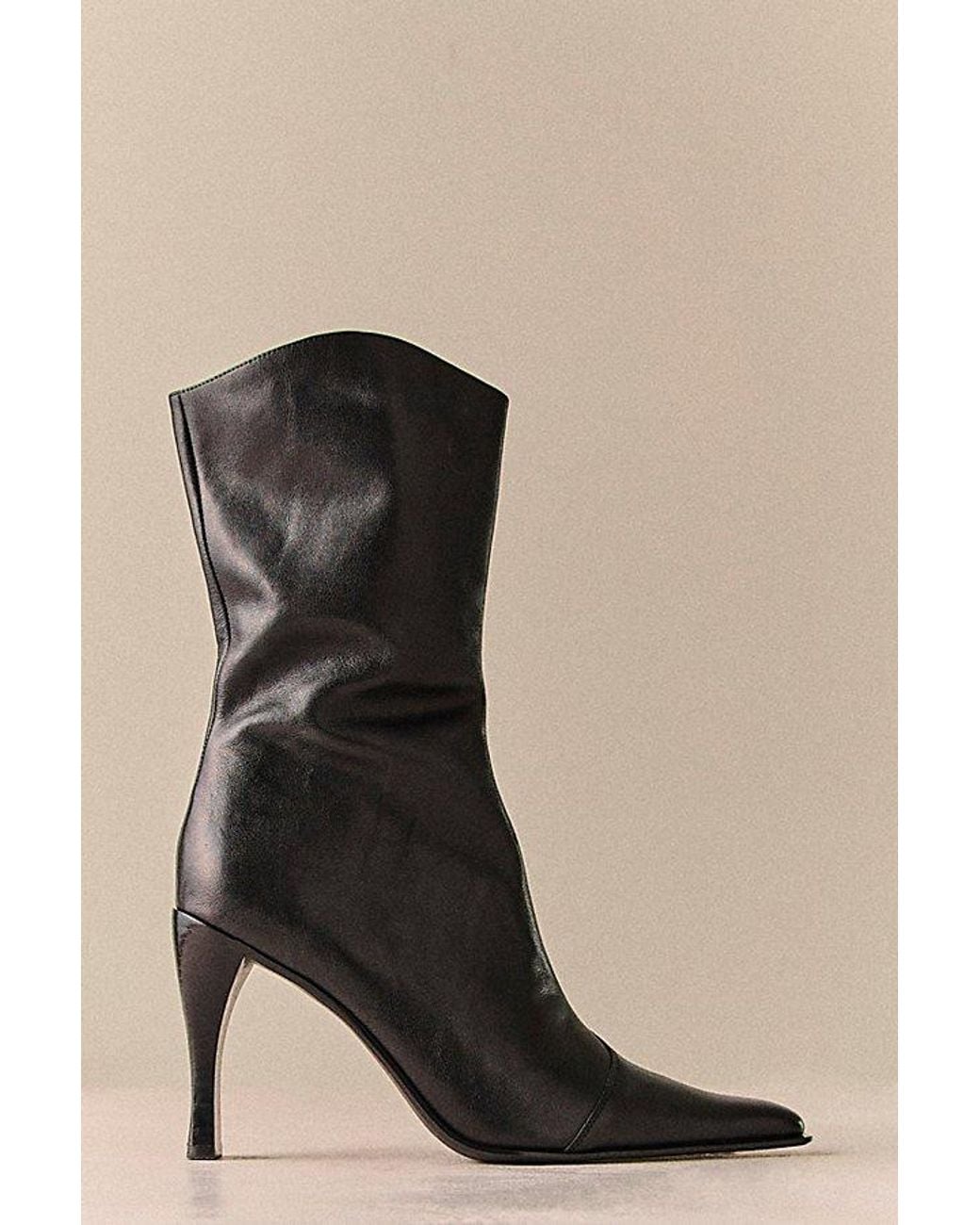 Jeffrey Campbell Gray Sweet Talker Snip Toe Boots