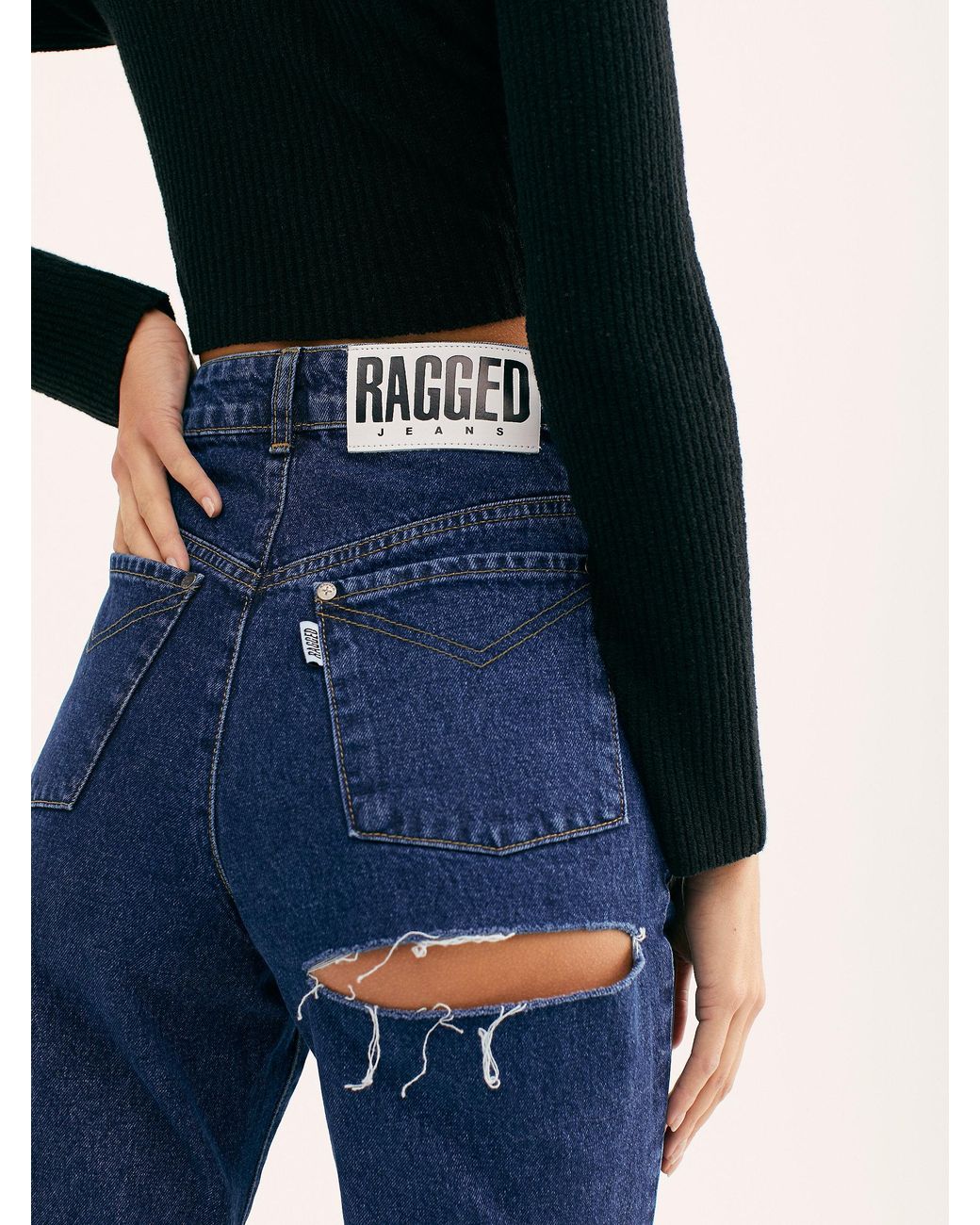 Ragged priest back slash jeans Clearance