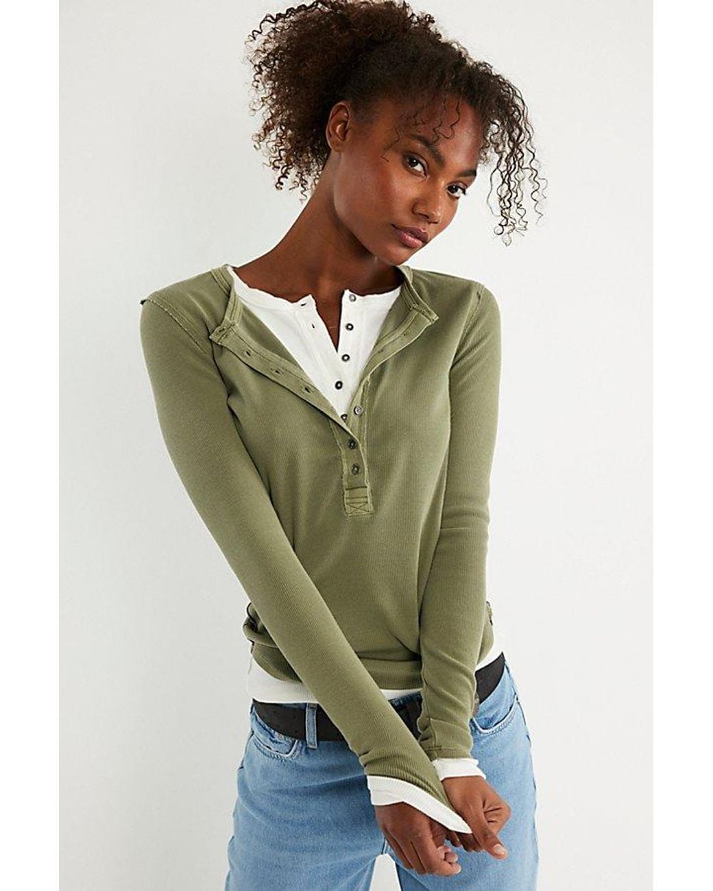 Free People Green Jamie Henley