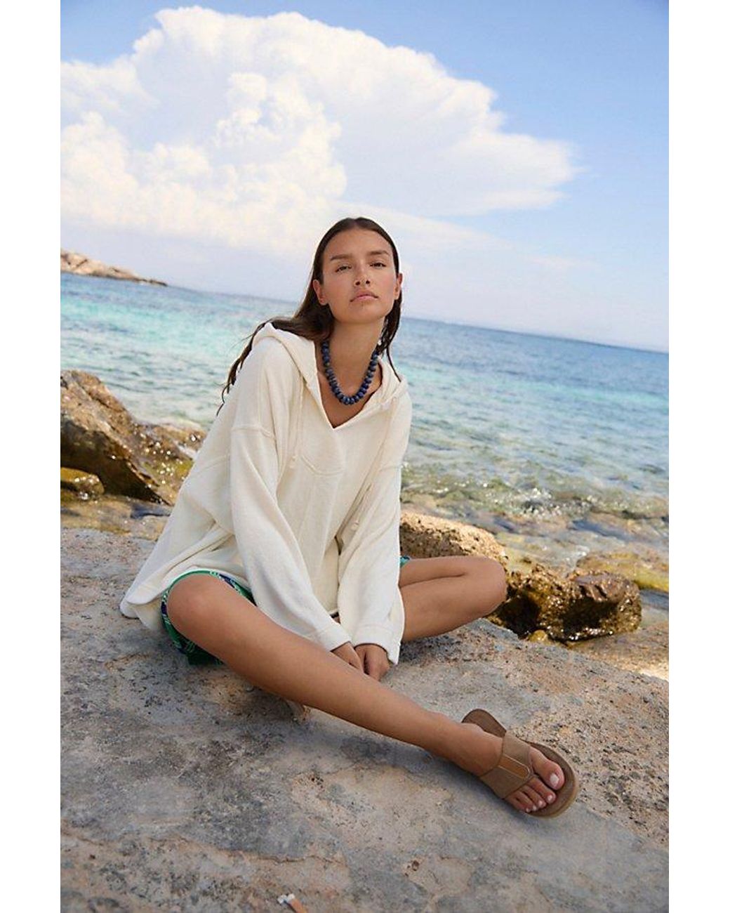 free-est Gray Paloma Pullover By