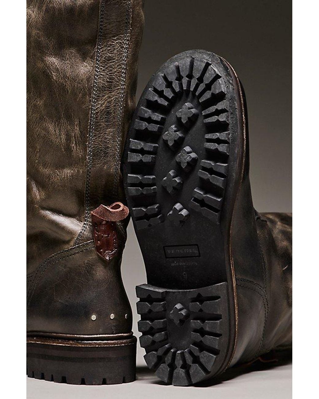 Free People Green Rapids Riding Boots Shoe