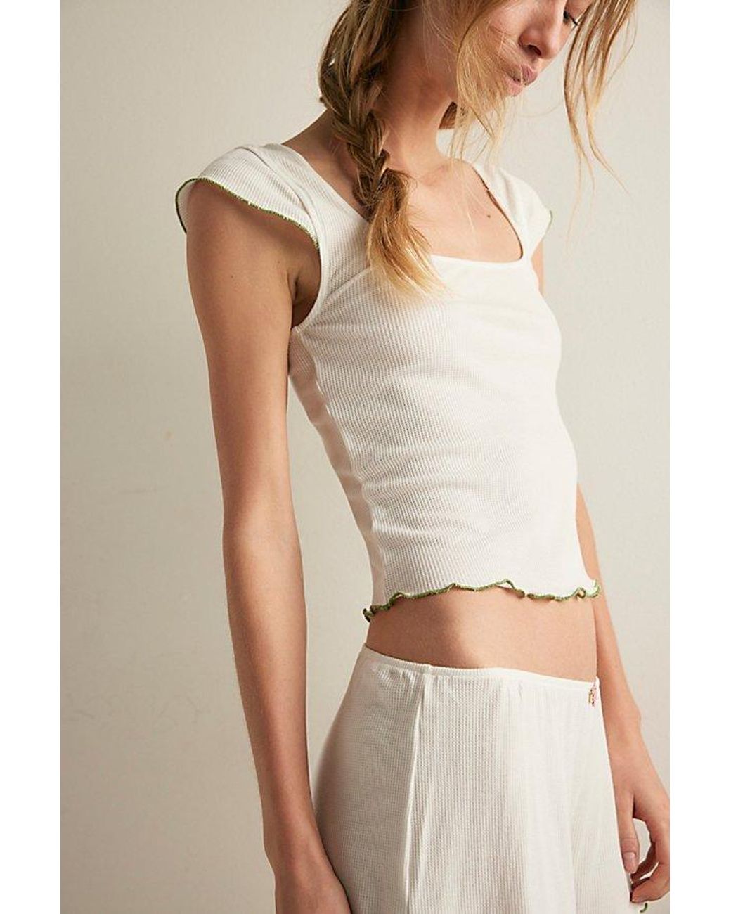 Only Hearts White Millie Portrait Tee Shortie Set