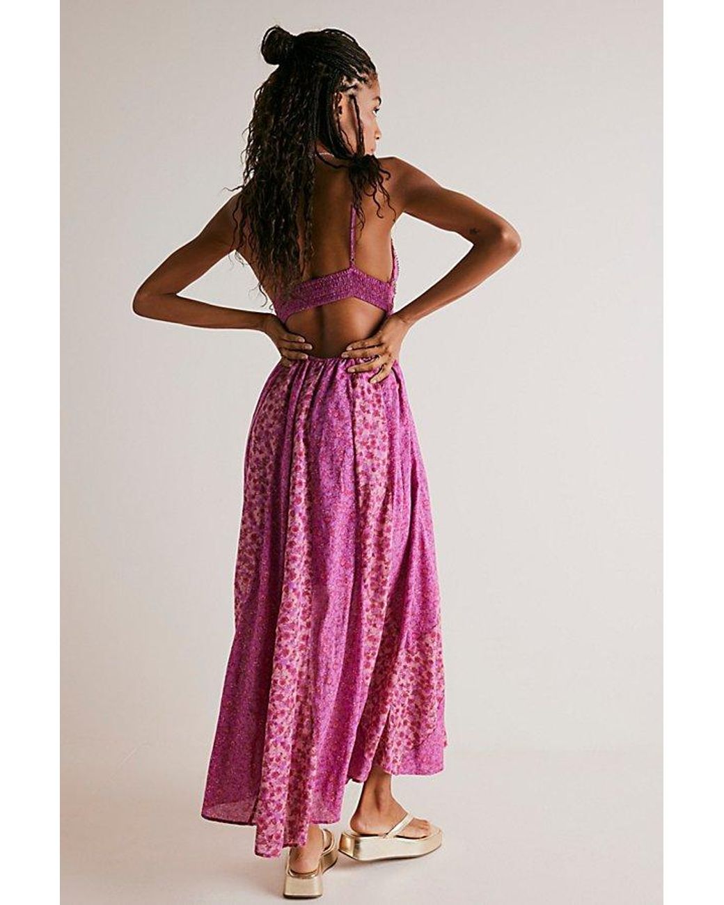 free people forever time dress pink Free People Dusty Pink Forever Time Maxi Dress