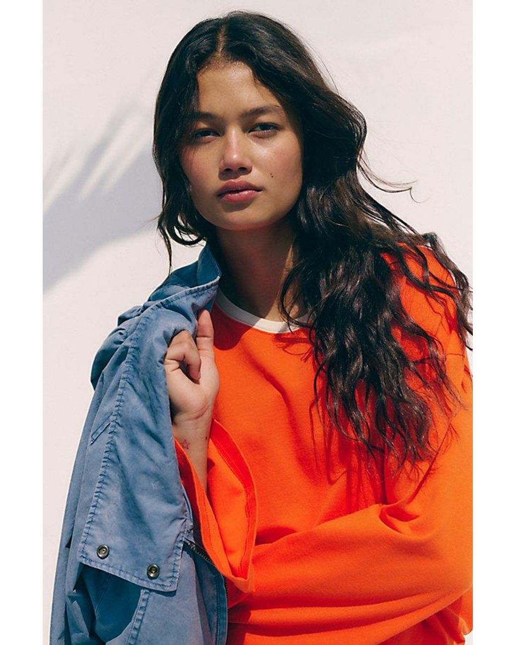 free-est Orange Willa Mini Dress By