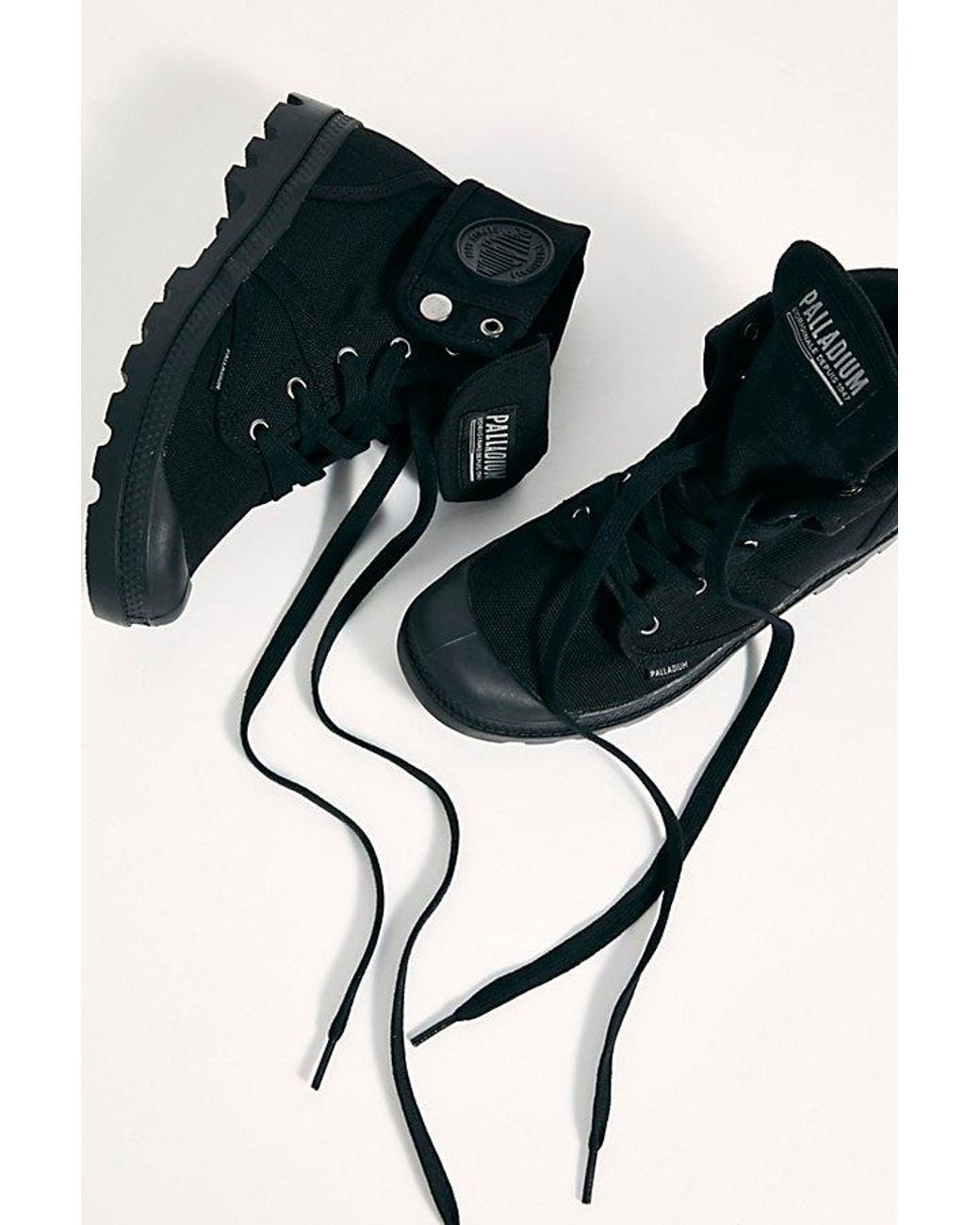 Palladium Blue Baggy Boots