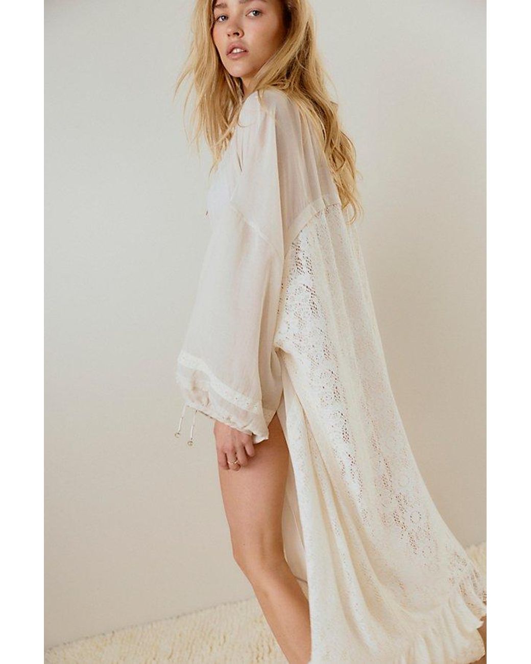 Intimately By Free People Natural Play For Keeps Maxi Robe By