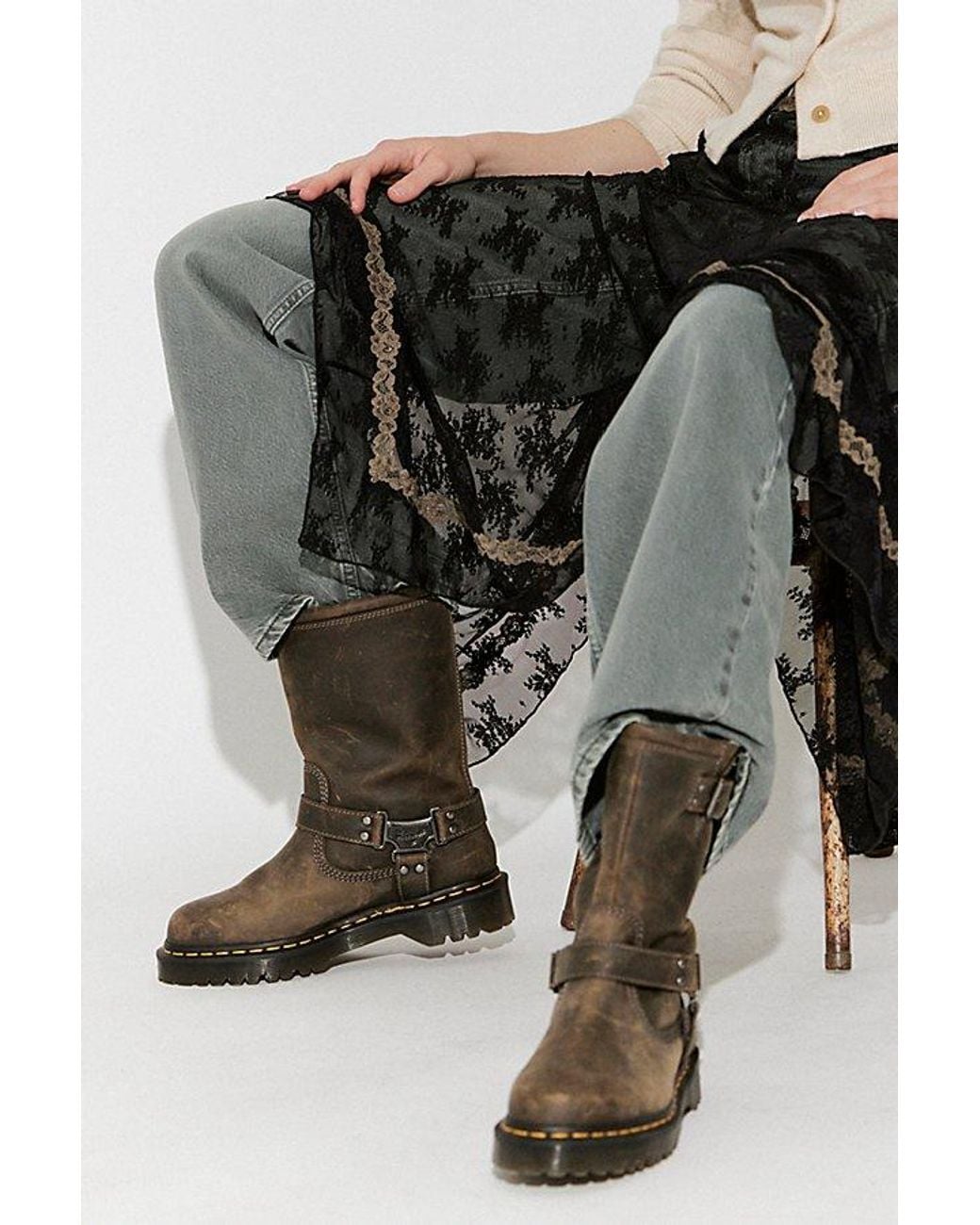 Dr. Martens Brown Anistone Hi Boots