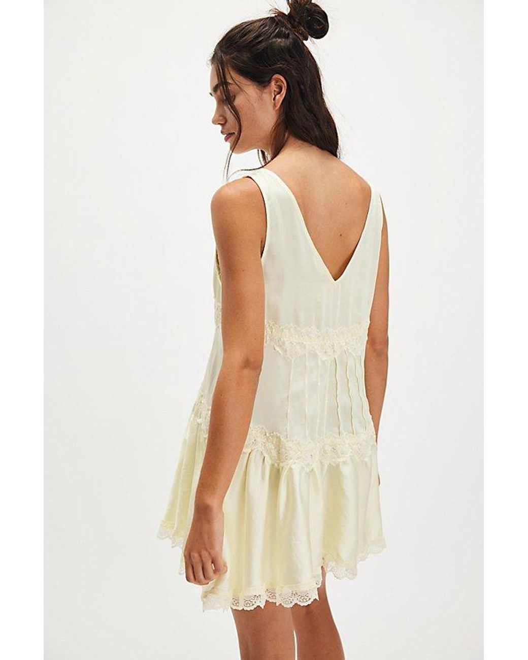 Intimately By Free People Multicolor In This Groove Mini Slip Dress By