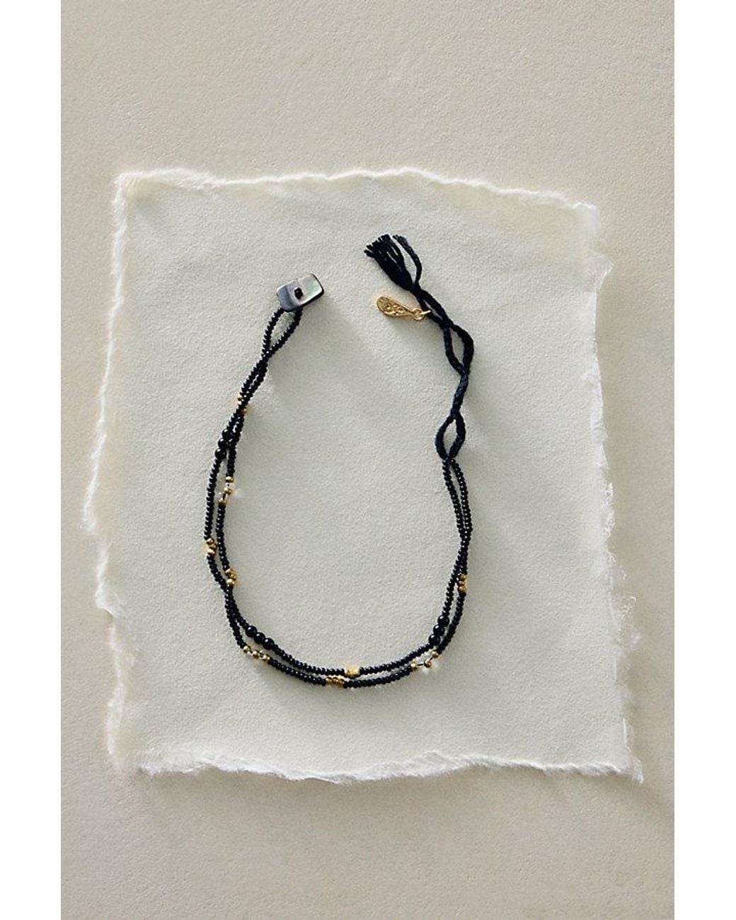 Free People Multicolor Muse Semi-Precious Beaded Anklet