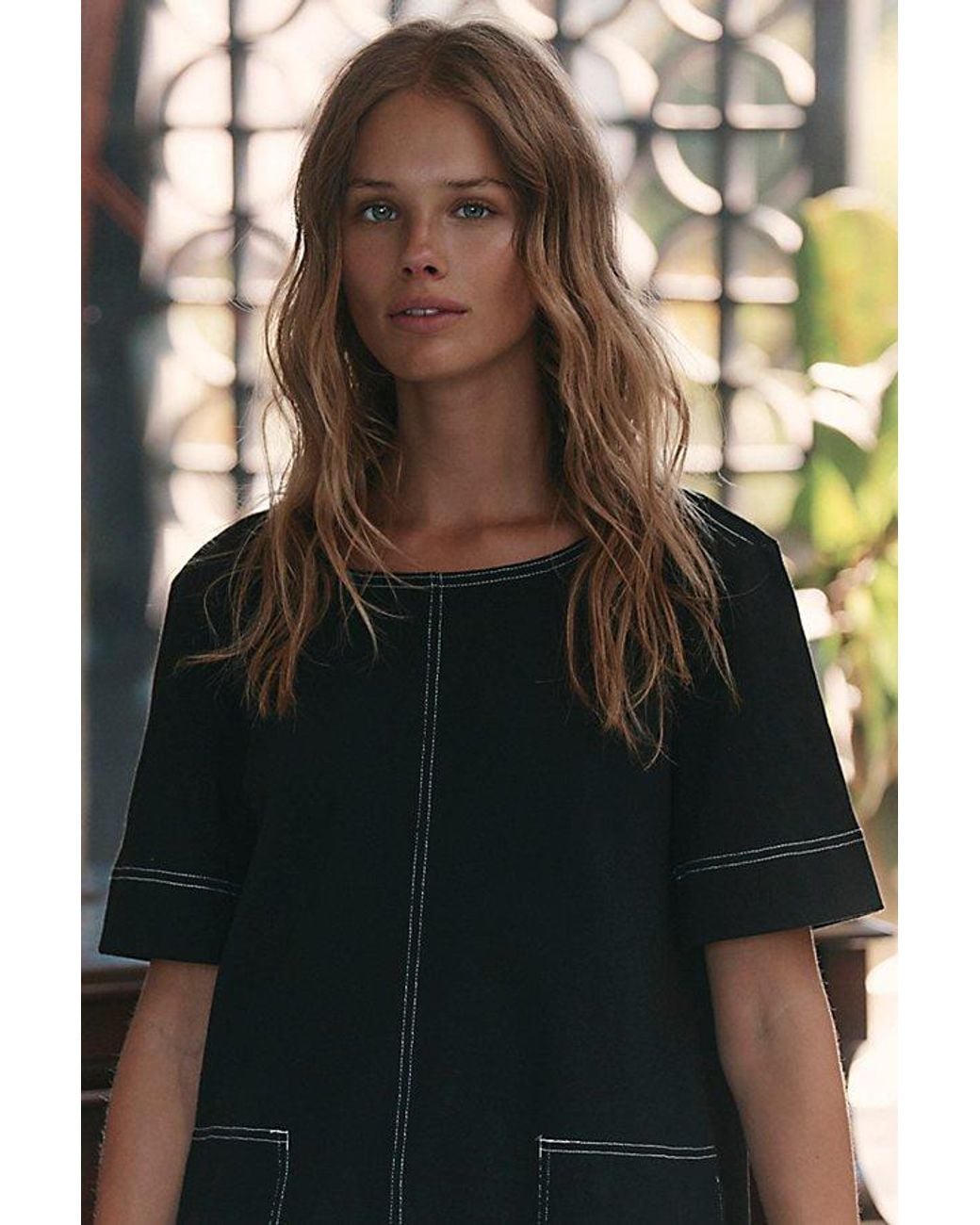 free-est Black Strada Mini Dress By