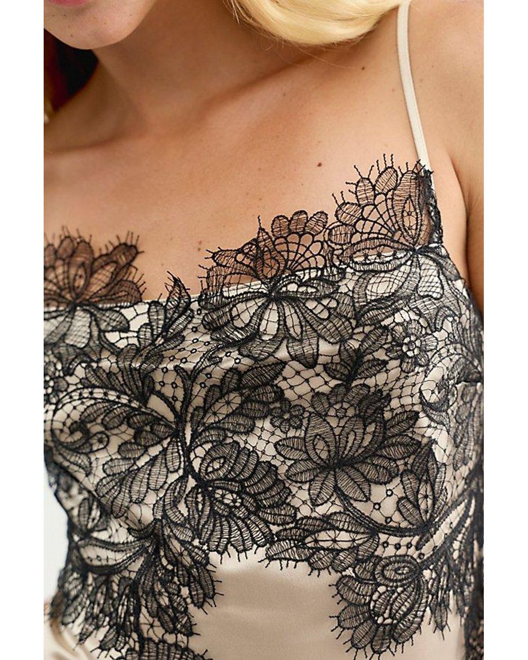 Shona Joy Multicolor Lucia Lace Mini Dress