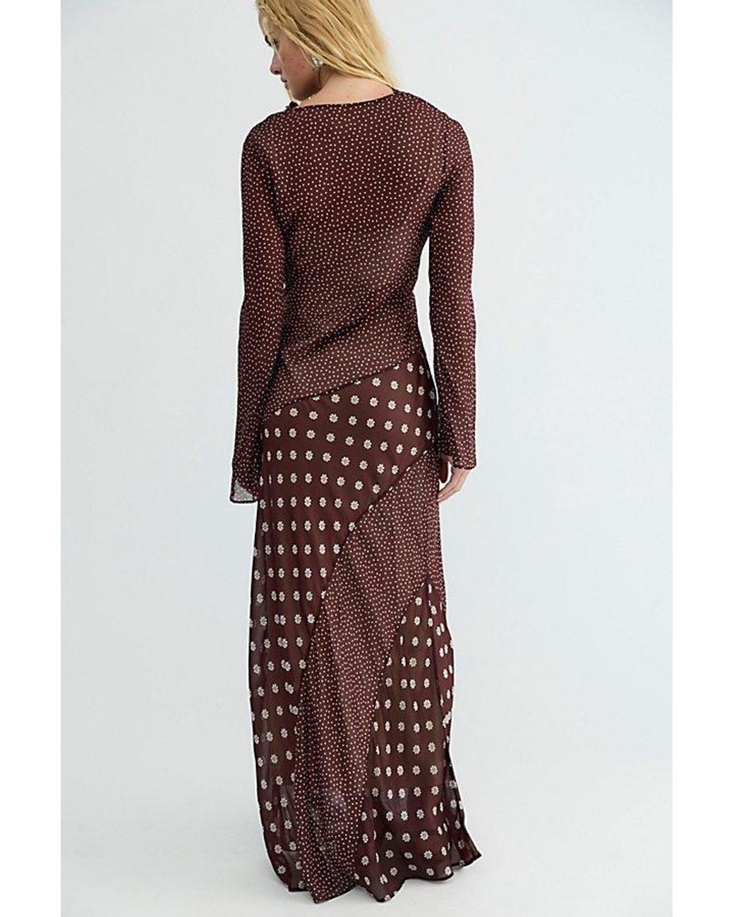 ROAME. Brown Hallie Maxi Dress
