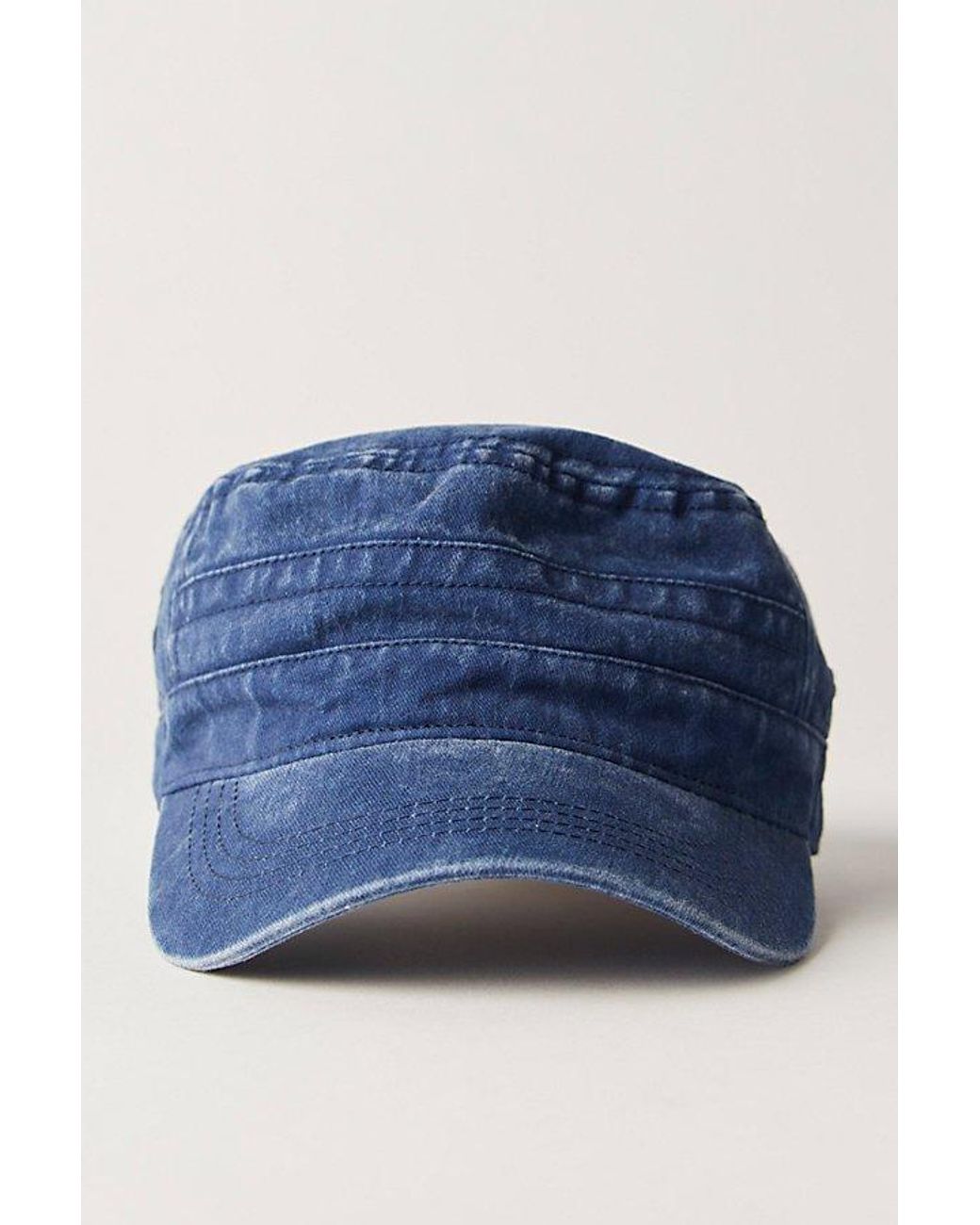 Free People Blue Lola Cadet Hat