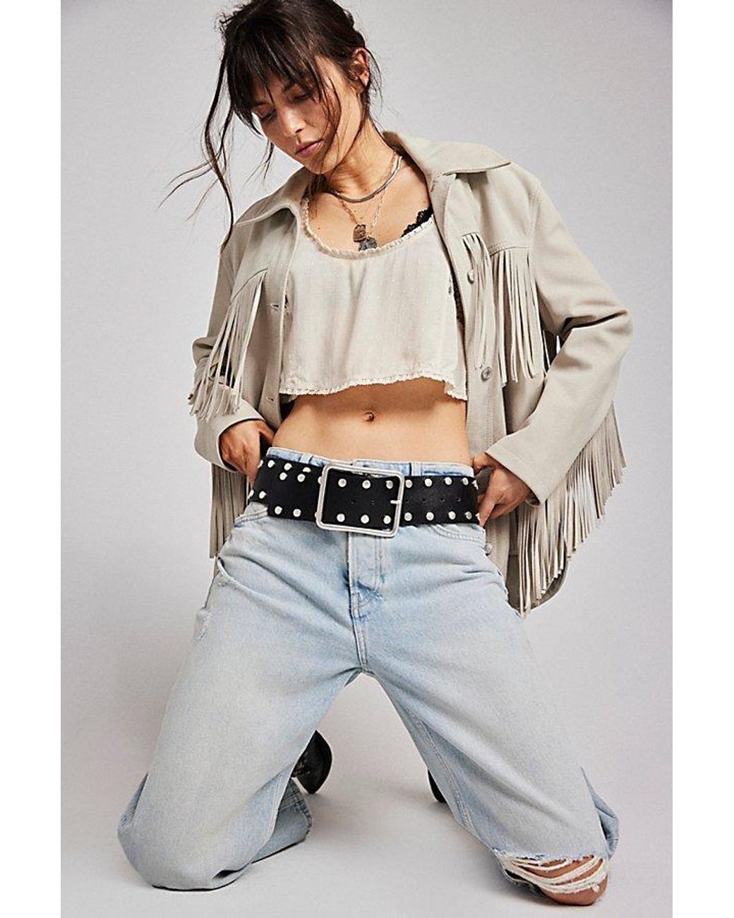 Free People Hex Hip Belt in Black | Lyst display picture 3