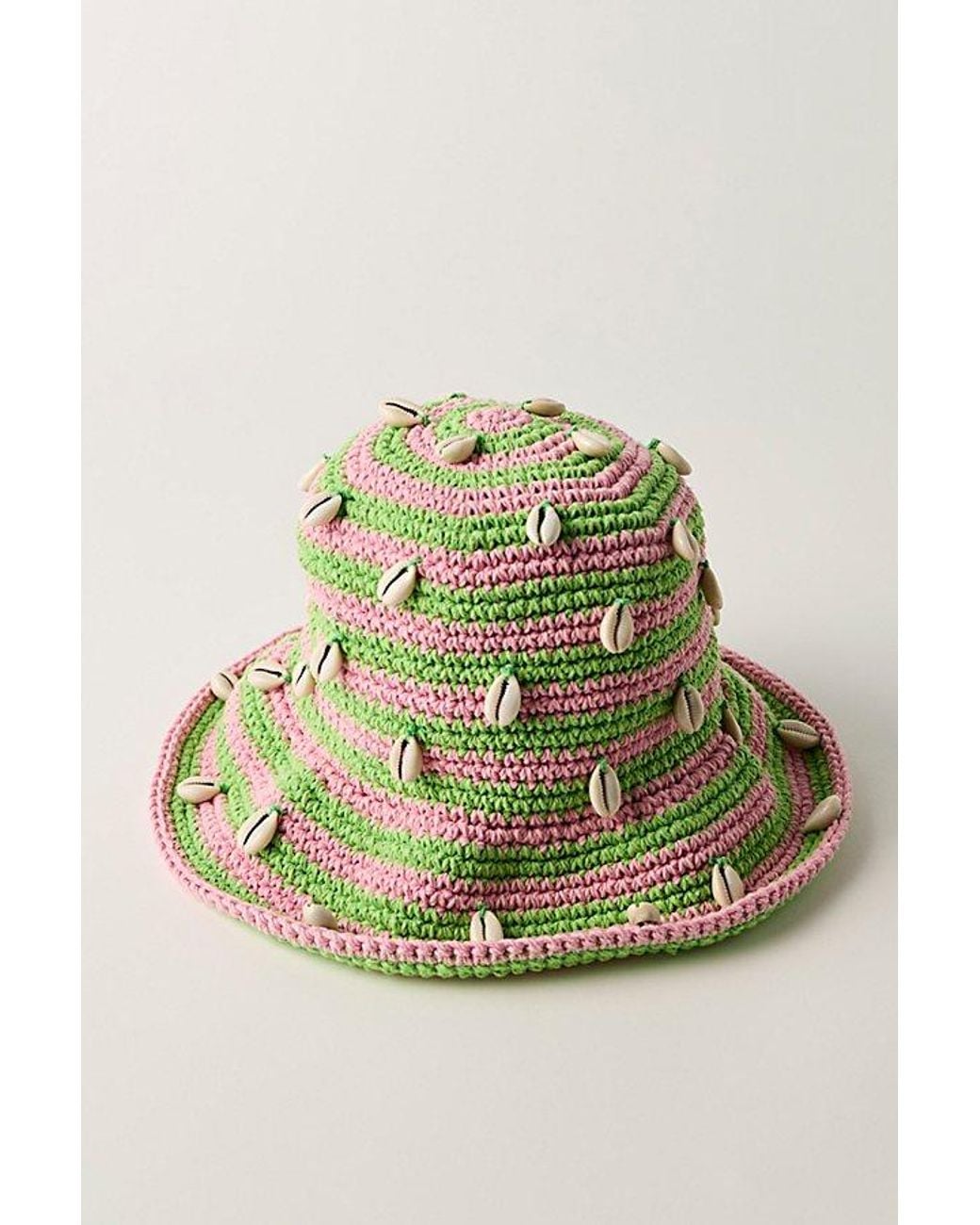 Beta Astral Multicolor Pora Stripes And Shells Hat
