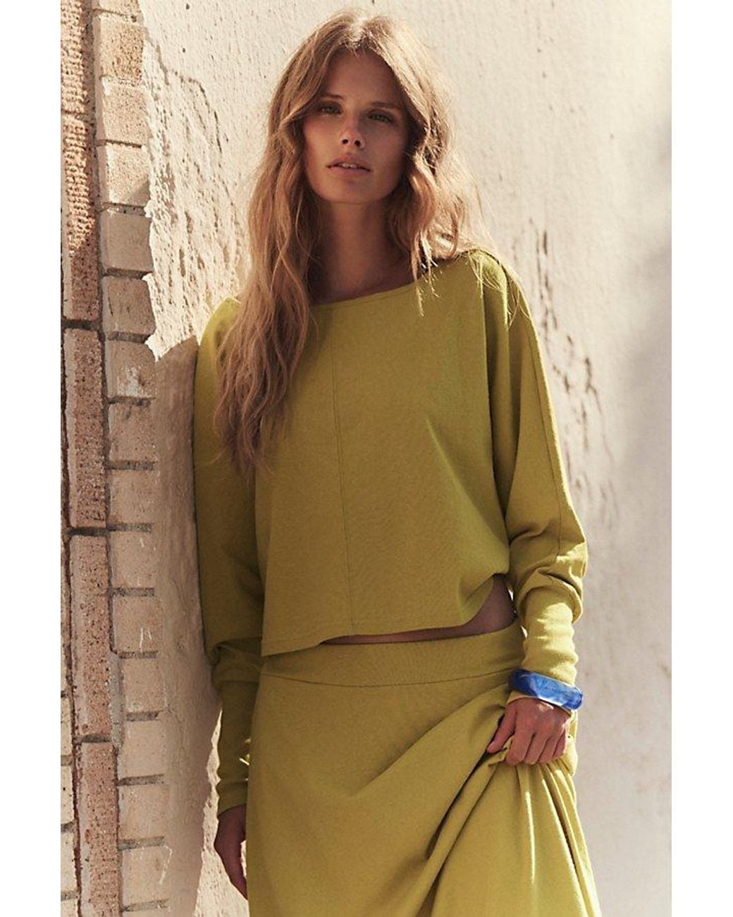 free-est Natural Cilla Skirt Set By