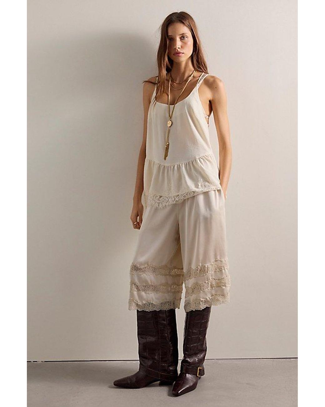 Intimately By Free People Natural Cloud Kiss Shorts By