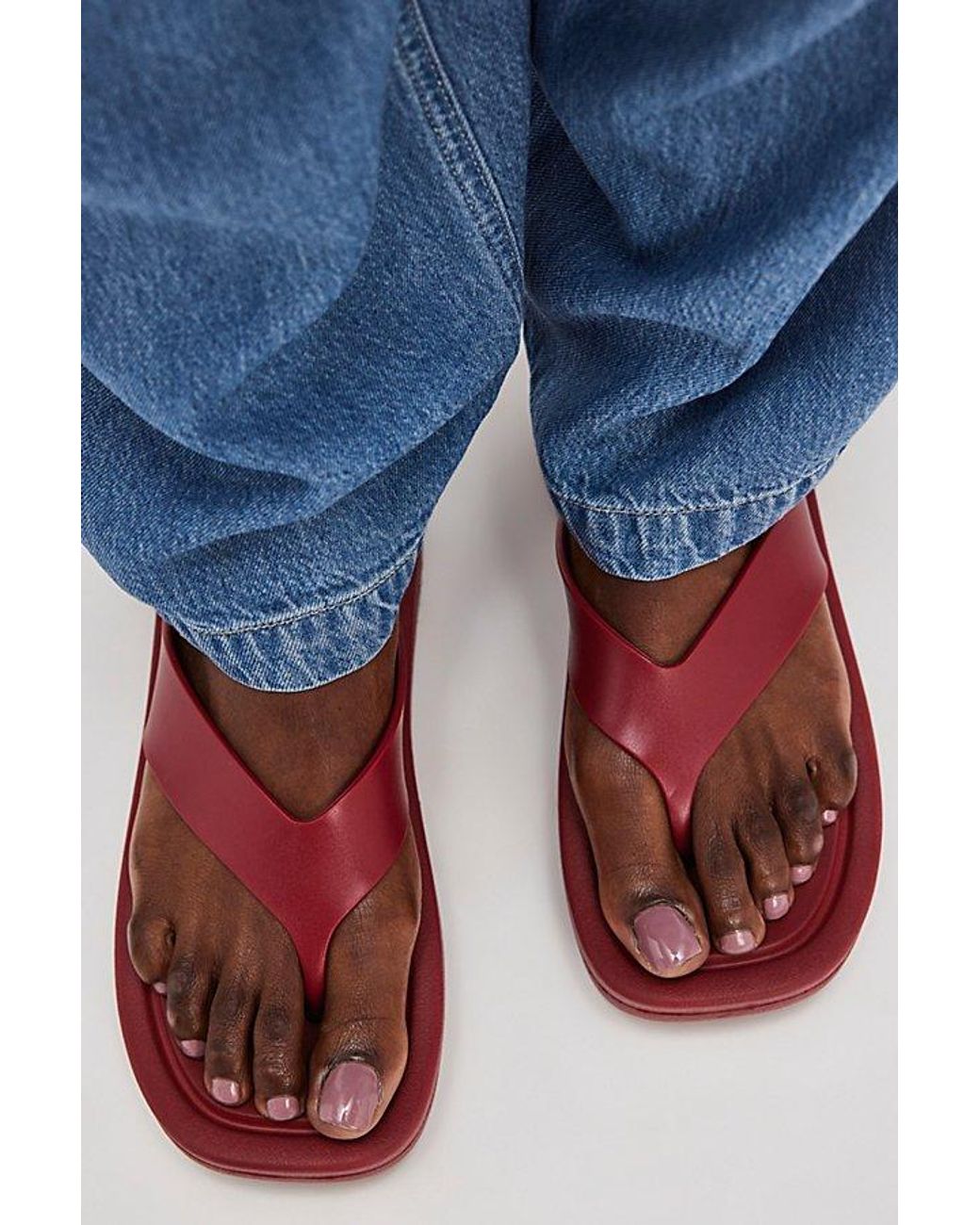 Jeffrey Campbell Blue Darcie Platform Flip Flops By
