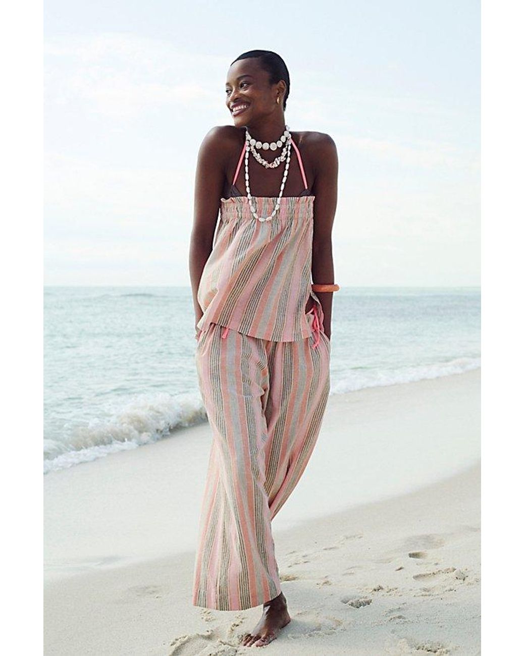 Free People ★ free-est ★ Corfu Striped Cotton-Linen Set Corfu Striped Cotton-Linen Set | Free People